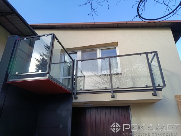 Balustrady szklane